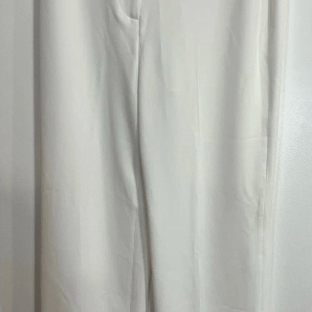 H&M Off-White Wide-Leg Pants
